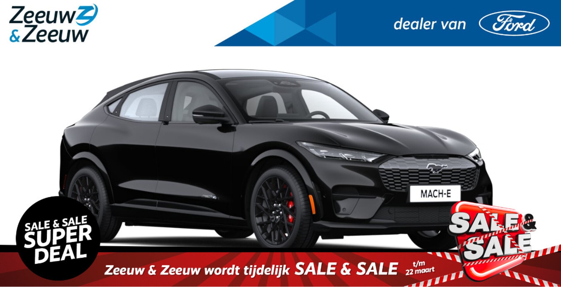 Ford Mustang Mach-E - GT Extended AWD 98 kWh Ford Mustang Mach-E 98kWh AWD GT | Vanafprijs fiscale waarde 73700 - AutoWereld.nl