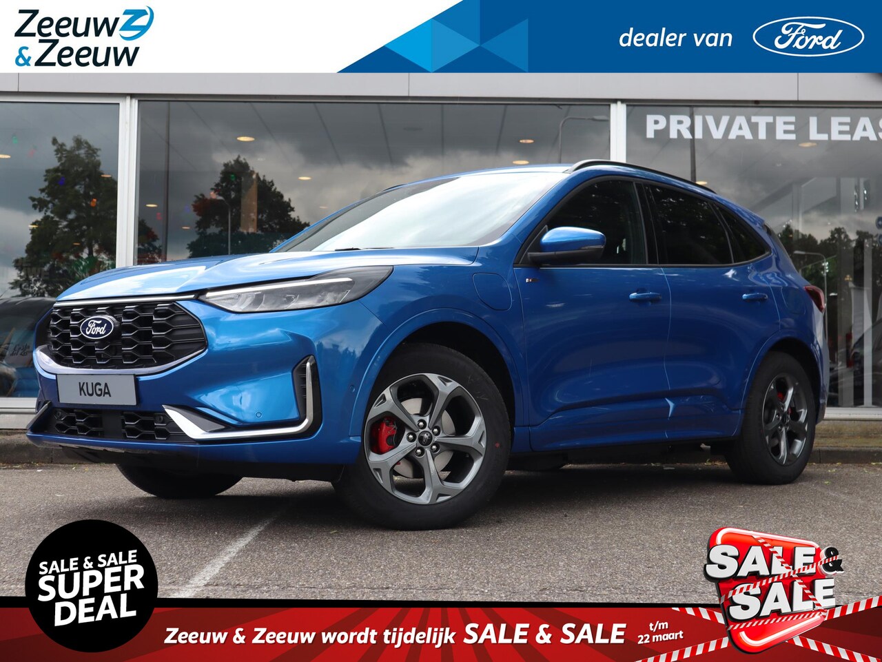 Ford Kuga - 2.5 PHEV ST-Line X | 2100KG Trekgewicht | Winterpack | Trekhaak | Led verlichting | Adapti - AutoWereld.nl