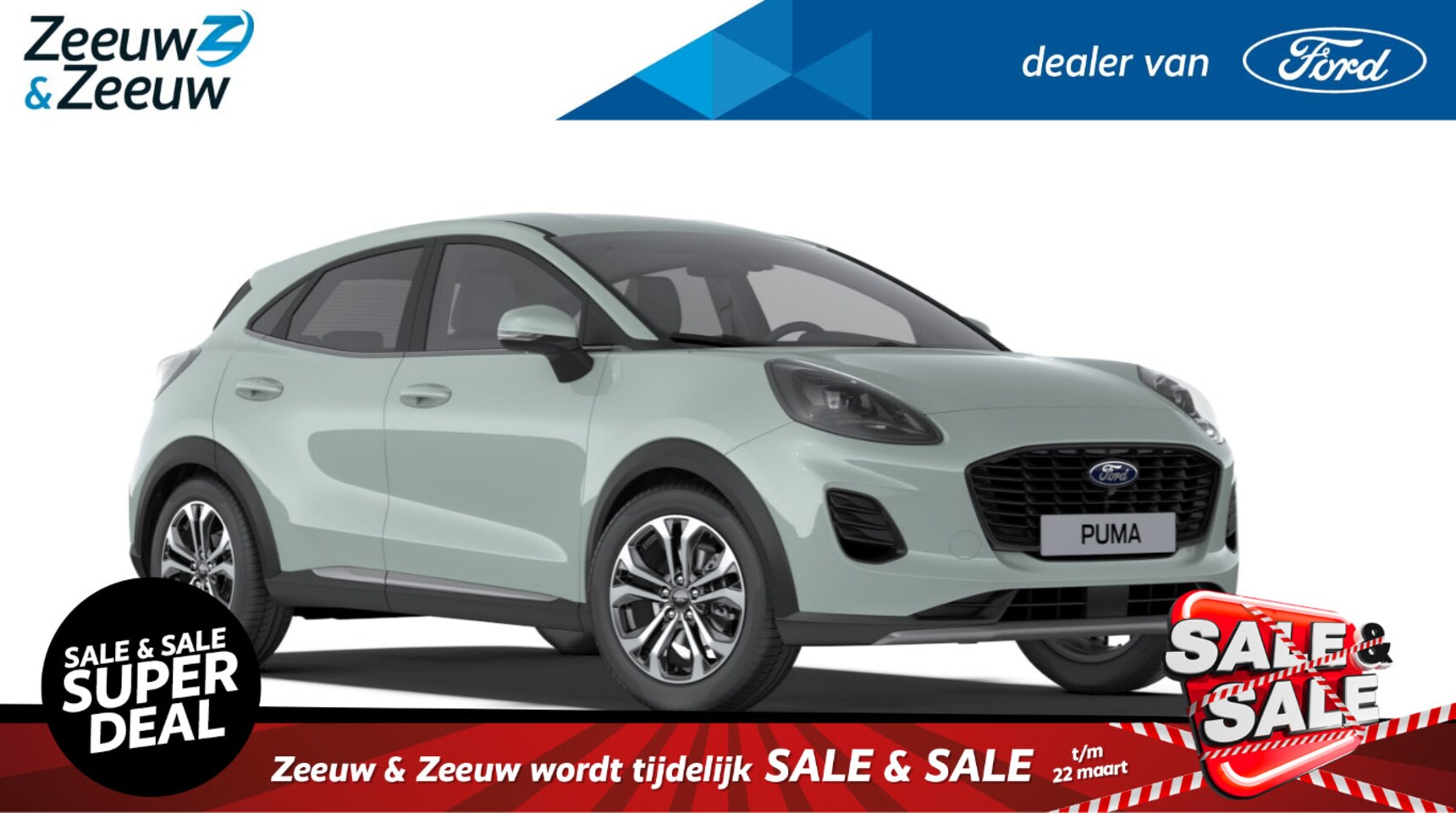 Ford Puma - 1.0 EcoBoost Hybrid Titanium | Climate Control | 4.000,- Ford korting | Parkeersensoren | - AutoWereld.nl