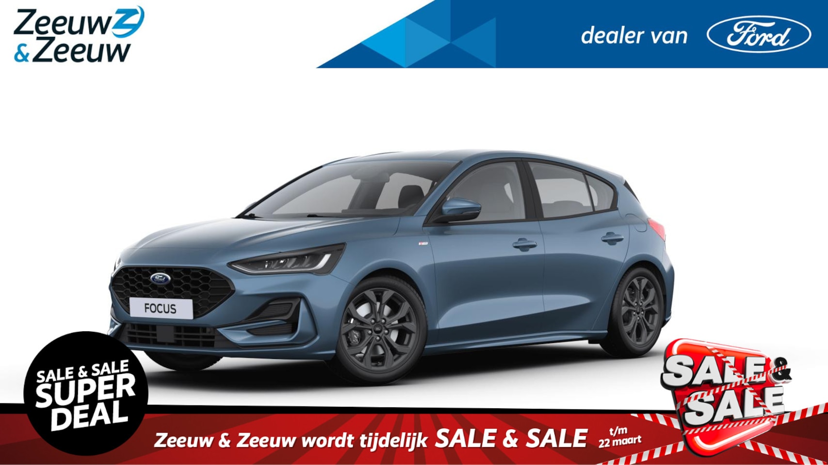 Ford Focus - 1.0 EcoBoost Hybrid ST Line | Nieuw te bestellen bij Zeeuw & Zeeuw Ford Alphen | Prijs inc - AutoWereld.nl