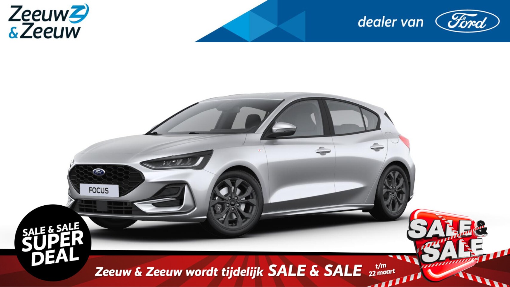 Ford Focus - 1.0 EcoBoost Hybrid ST Line | Nieuw te bestellen bij Zeeuw & Zeeuw Ford Alphen | Prijs inc - AutoWereld.nl