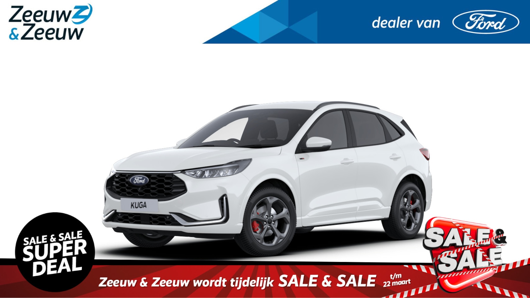 Ford Kuga - 2.5 PHEV ST-Line X | Nieuw te bestellen bij Zeeuw & Zeeuw Ford Alphen | Prijs inclusief 40 - AutoWereld.nl