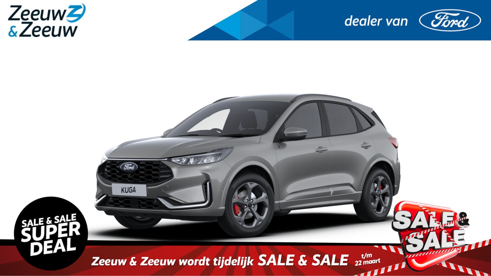 Ford Kuga - 2.5 PHEV ST-Line X | Nieuw te bestellen bij Zeeuw & Zeeuw Ford Alphen | Prijs inclusief 40 - AutoWereld.nl