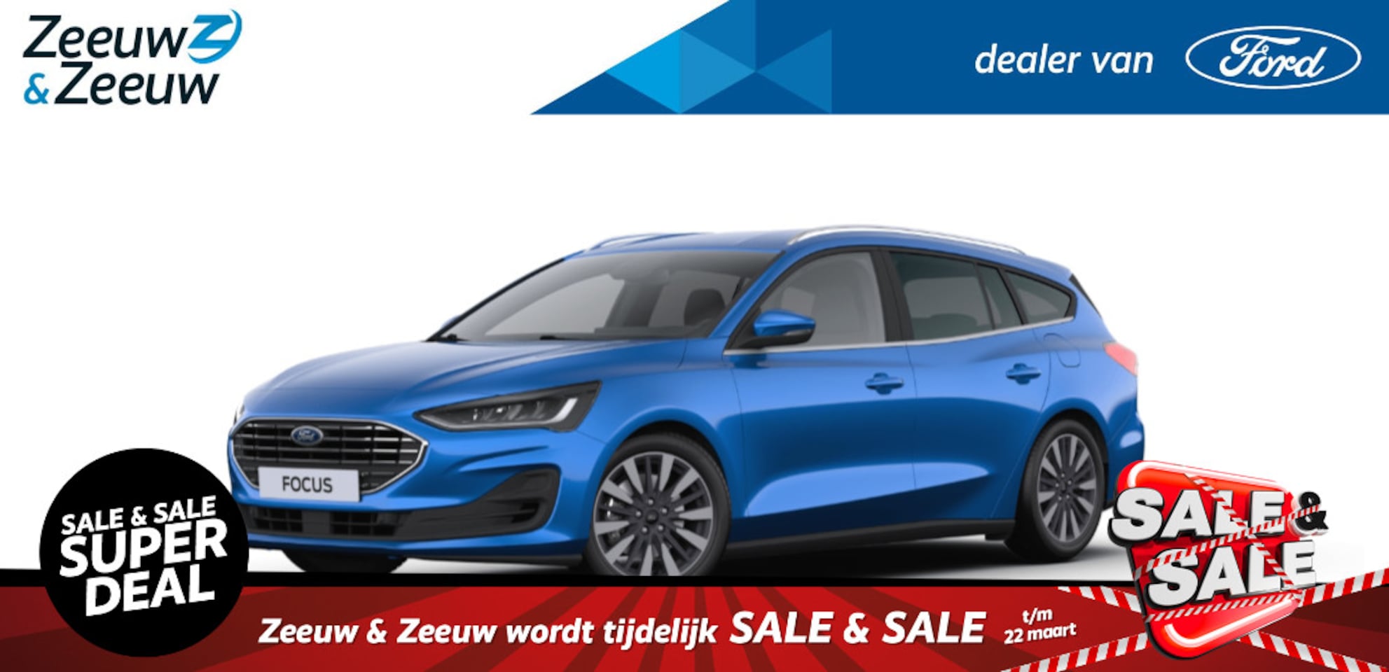 Ford Focus Wagon - 1.0 EcoBoost Hybrid Titanium X | Nieuw te bestellen bij Zeeuw & Zeeuw Ford Alphen | Prijs - AutoWereld.nl