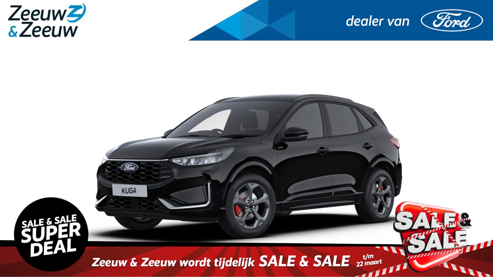 Ford Kuga - 2.5 PHEV ST-Line X | Nieuw te bestellen bij Zeeuw & Zeeuw Ford Alphen | Prijs inclusief 40 - AutoWereld.nl