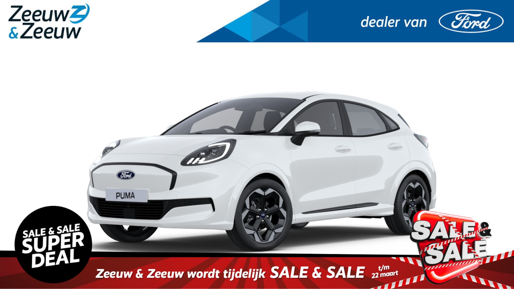 Ford Puma Gen-E - Premium 44 kWh | Nieuw te bestellen bij Zeeuw & Zeeuw Ford Alphen | Prijs inclusief 2000 e - AutoWereld.nl