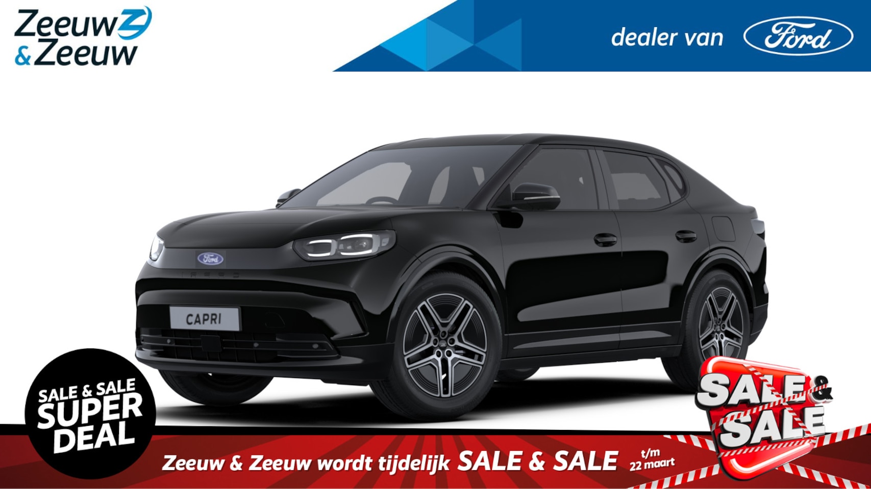 Ford Capri - Premium Ext Range AWD 79 kWh | Nieuw te bestellen bij Zeeuw & Zeeuw Ford Alphen | Prijs in - AutoWereld.nl