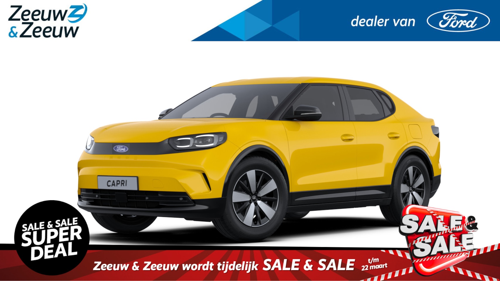 Ford Capri - Ext Range AWD 79 kWh | Nieuw te bestellen bij Zeeuw & Zeeuw Ford Alphen | Prijs inclusief - AutoWereld.nl