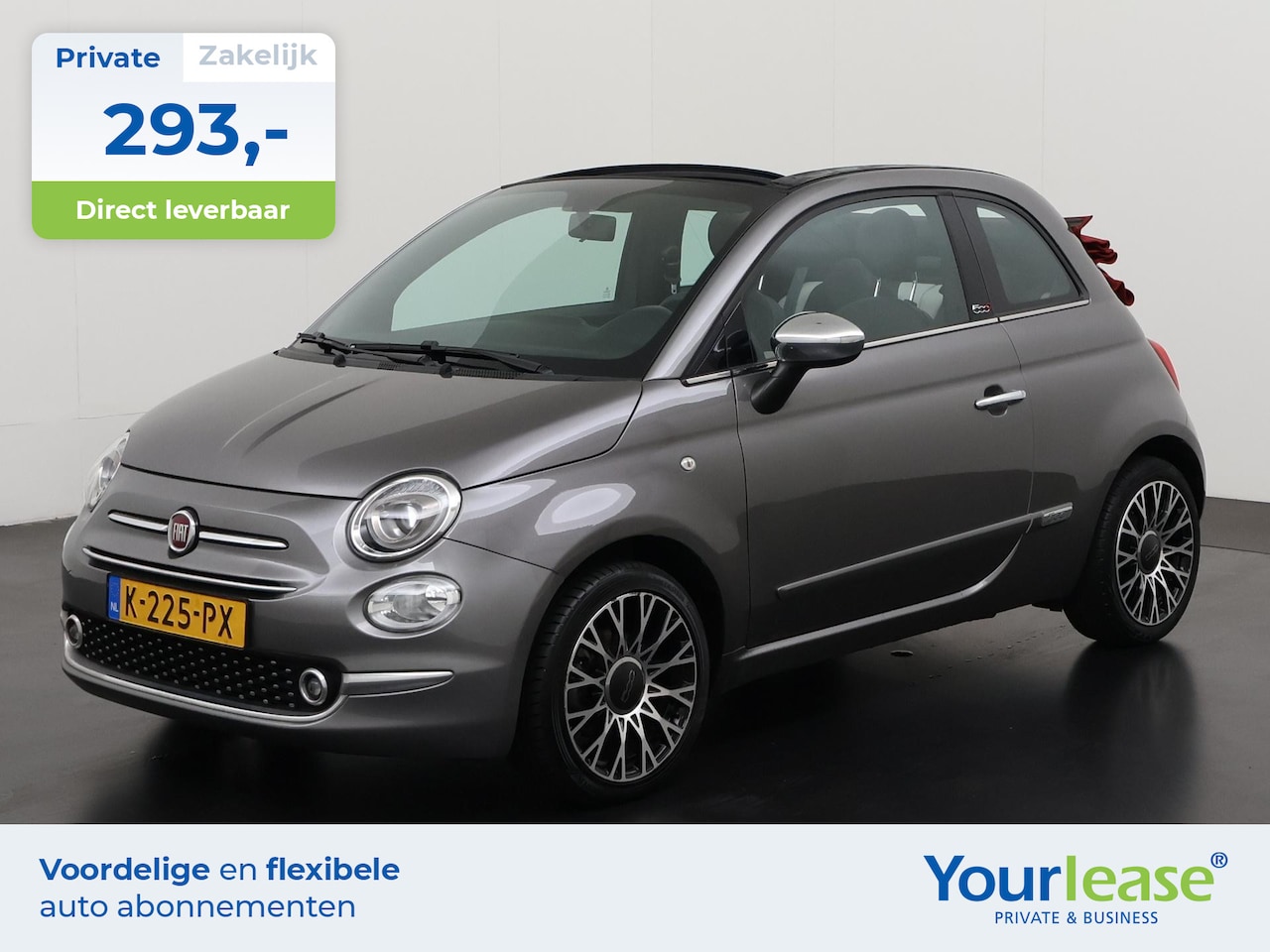 Fiat 500 C - 1.0 Hybrid Lounge | All-in 293,- Private Lease | Zondag Open! - AutoWereld.nl