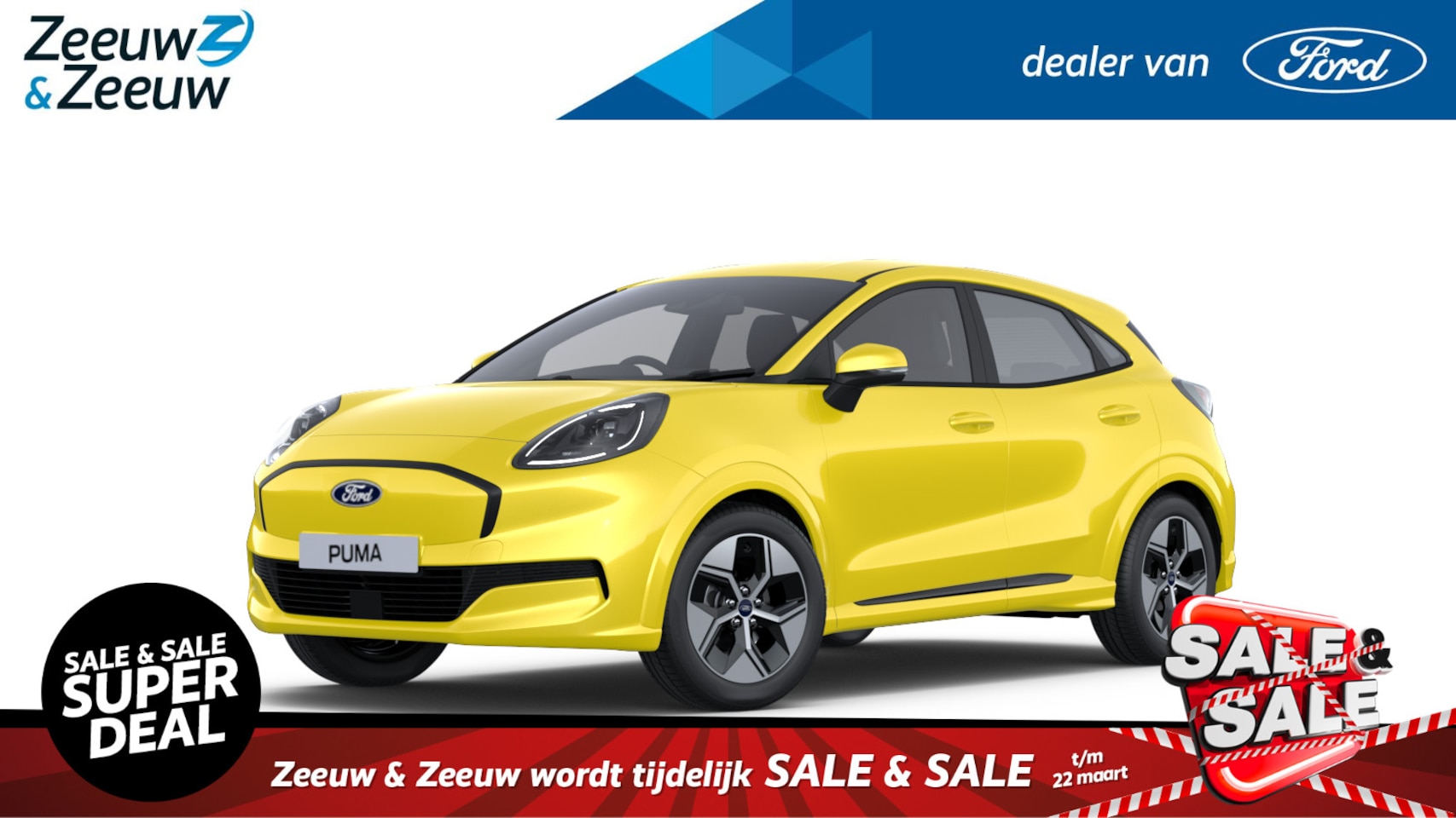 Ford Puma Gen-E - 44 kWh | Nieuw te bestellen bij Zeeuw & Zeeuw Ford Alphen | Prijs inclusief 2000 euro Ford - AutoWereld.nl