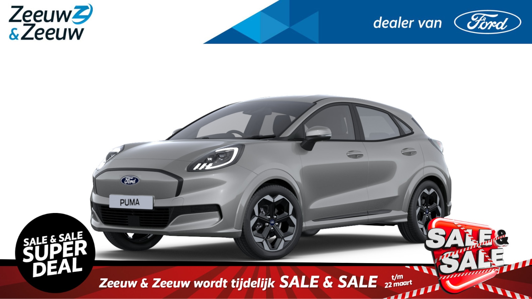 Ford Puma Gen-E - Premium 44 kWh | Nieuw te bestellen bij Zeeuw & Zeeuw Ford Alphen | Prijs inclusief 2000 e - AutoWereld.nl