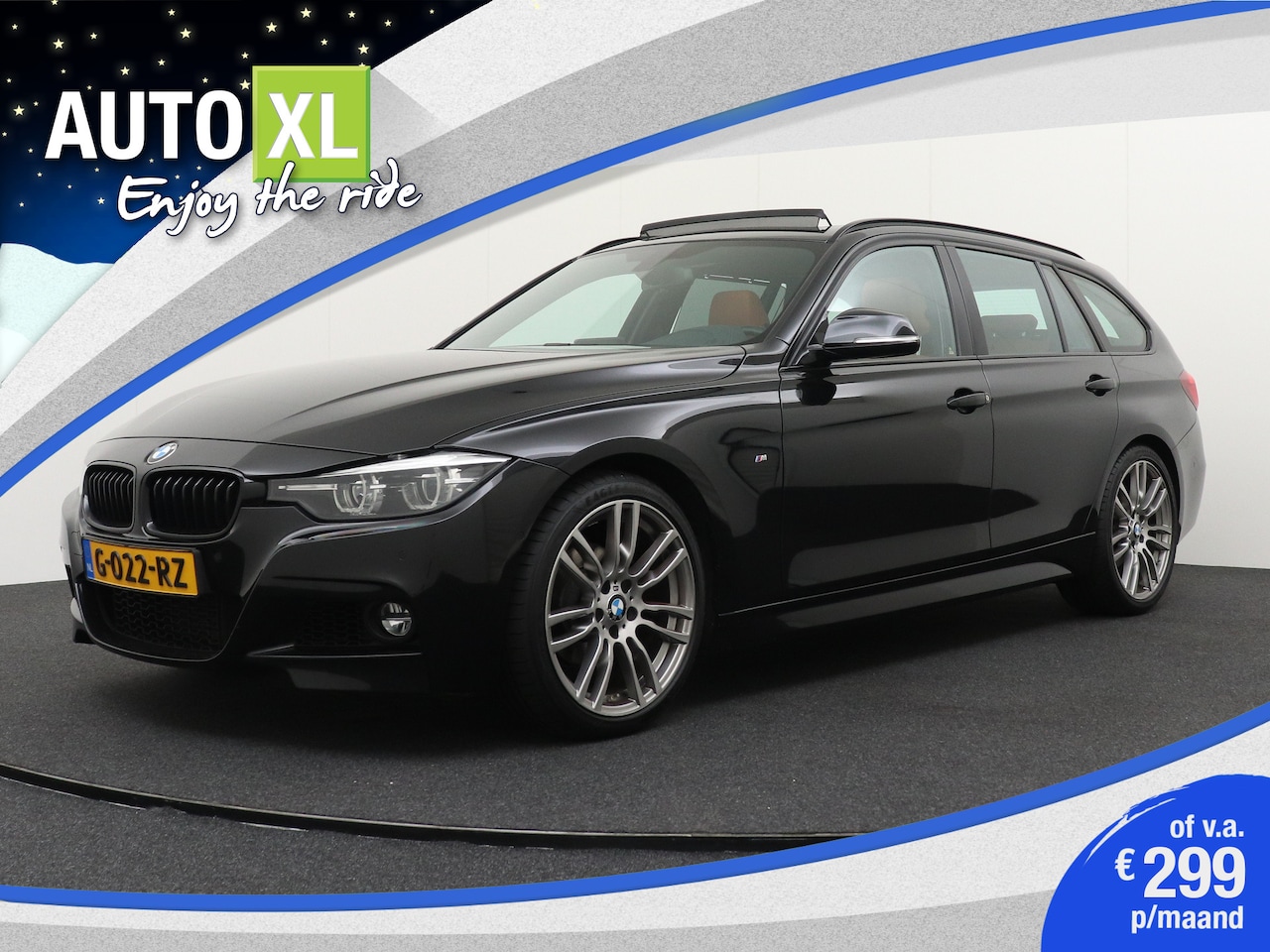 BMW 3-serie Touring - 318i M-Sport Pano-dak Leder-Sportstoelen Camera LED - AutoWereld.nl