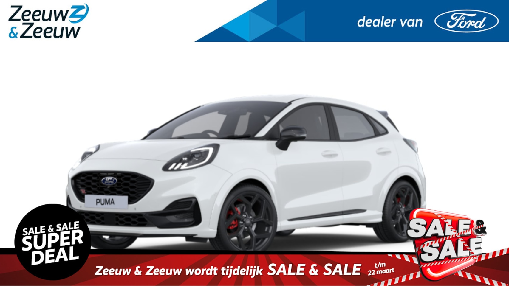 Ford Puma - 1.0 EcoBoost Hybrid ST | Nieuw te bestellen bij Zeeuw & Zeeuw Ford Alphen | Prijs inclusie - AutoWereld.nl