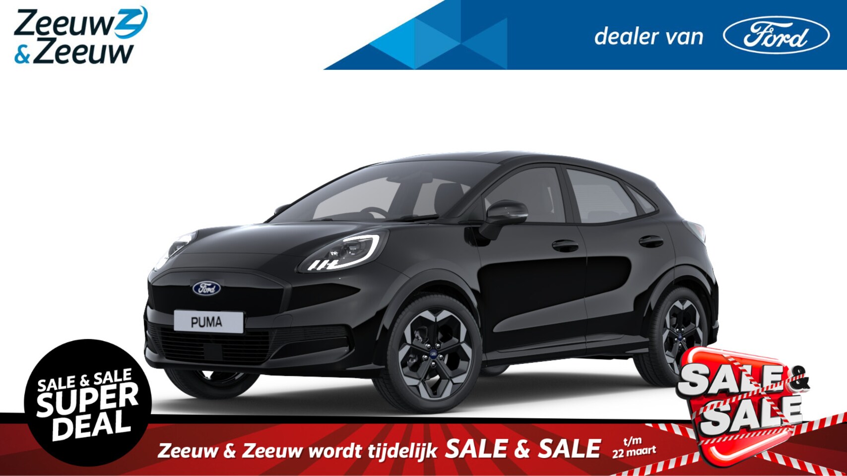 Ford Puma Gen-E - Premium 44 kWh | Nieuw te bestellen bij Zeeuw & Zeeuw Ford Alphen | Prijs inclusief 2000 e - AutoWereld.nl