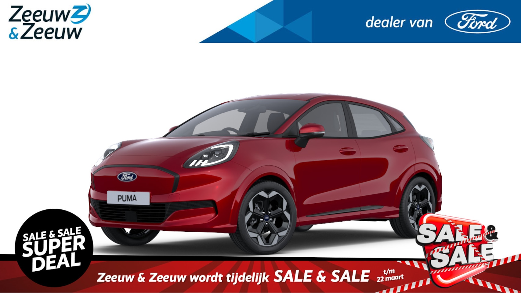 Ford Puma Gen-E - Premium 44 kWh | Nieuw te bestellen bij Zeeuw & Zeeuw Ford Alphen | Prijs inclusief 2000 e - AutoWereld.nl