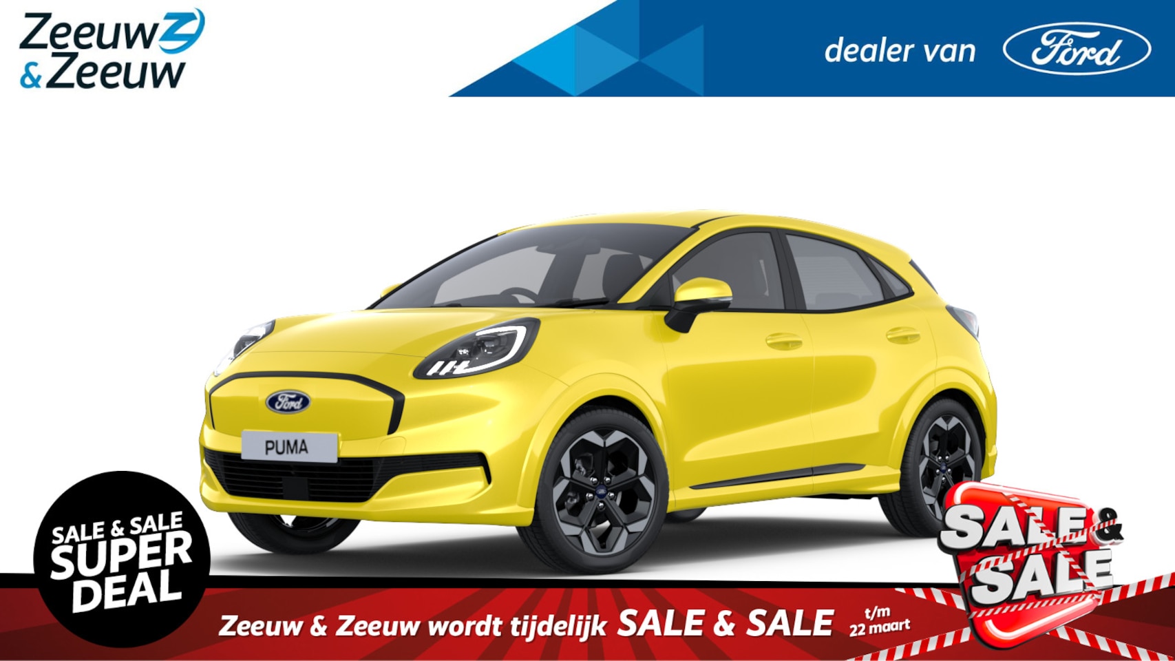 Ford Puma Gen-E - Premium 44 kWh | Nieuw te bestellen bij Zeeuw & Zeeuw Ford Alphen | Prijs inclusief 2000 e - AutoWereld.nl