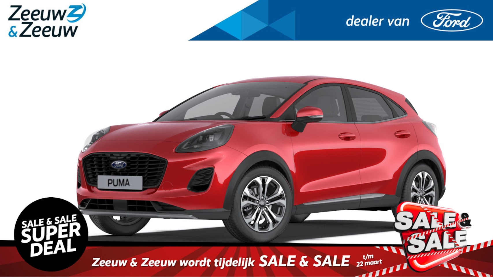 Ford Puma - 1.0 EcoBoost Hybrid Titanium | Nieuw te bestellen bij Zeeuw & Zeeuw Ford Alphen | Prijs in - AutoWereld.nl