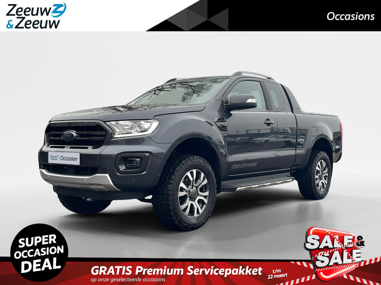 Ford Ranger - 2.0 EcoBlue Wildtrak Supercab | Dealer onderhouden | Automaat | Adaptieve cruise control | - AutoWereld.nl