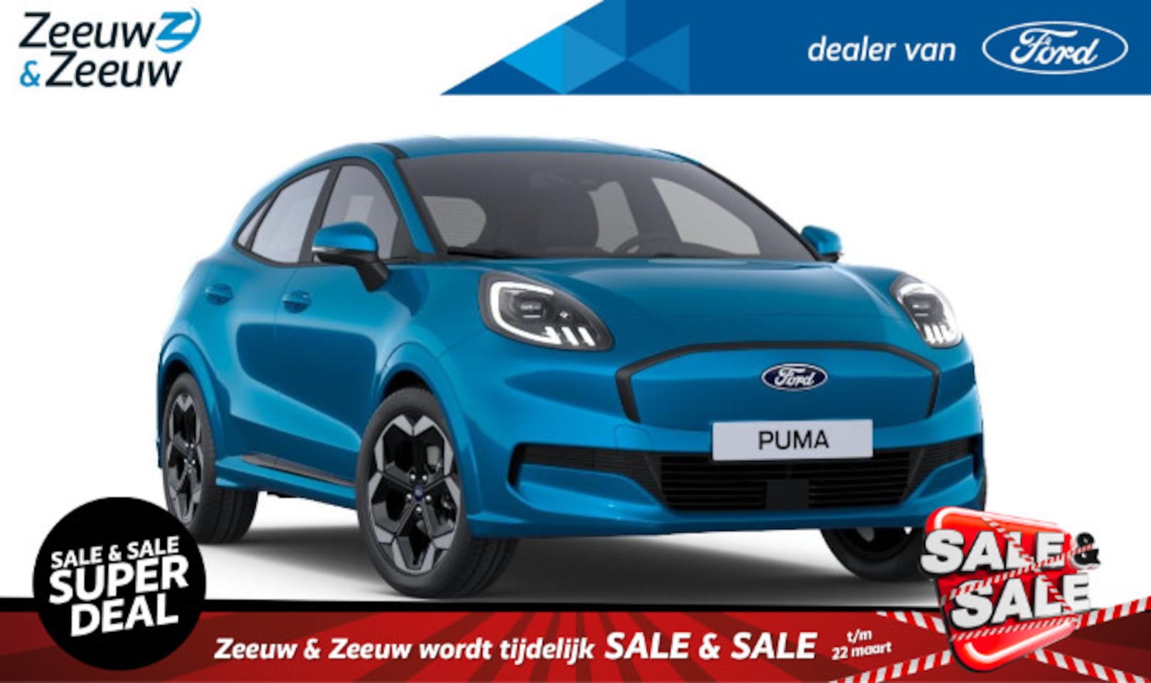 Ford Puma Gen-E - Premium 44 kWh 168pk automaat | €1.000.- korting | Nieuw te bestellen - AutoWereld.nl