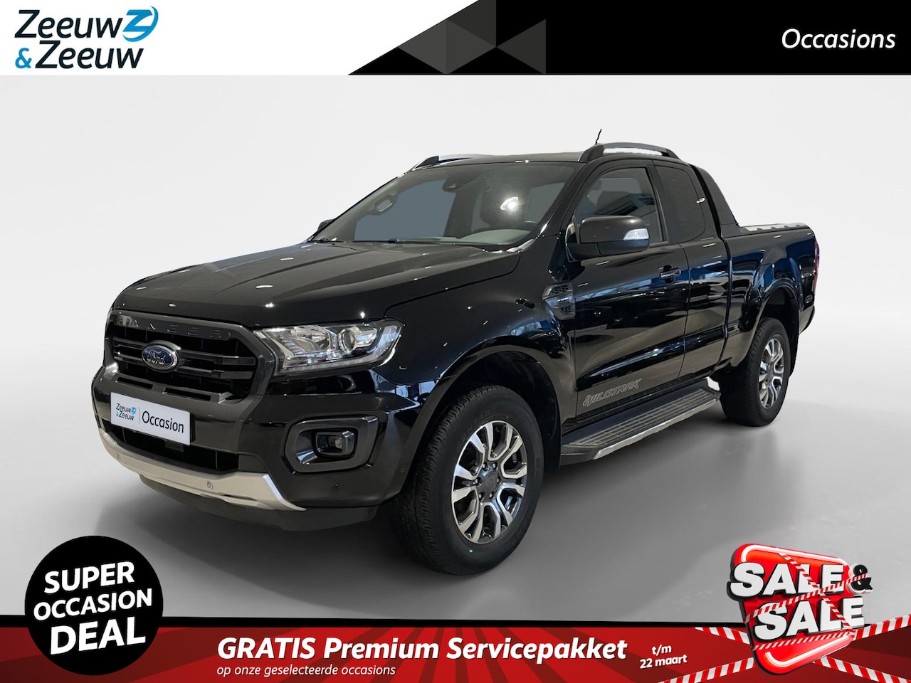 Ford Ranger - 2.0 EcoBlue Wildtrak Supercab 212pk automaat | Dealeronderhouden | Stoel- en voorruitverwa - AutoWereld.nl