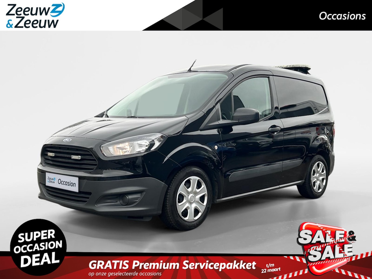 Ford Transit Courier - 1.5 TDCI Economy Edition 75pk | Trekhaak | Zwaailicht | Cruise control | All season banden - AutoWereld.nl