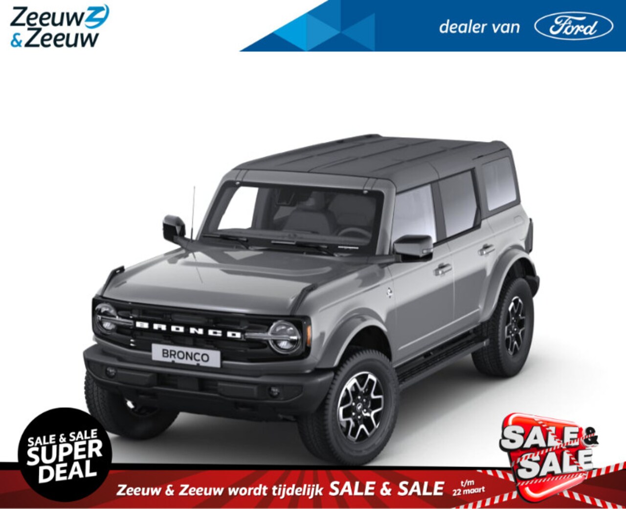 Ford Bronco - 2.7 Outer Banks 335pk | Nieuw te bestellen - AutoWereld.nl