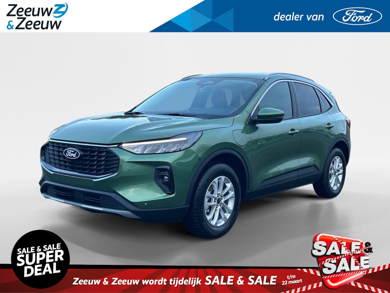 Ford Kuga - 2.5 PHEV Titanium 243pk | €4.000.- korting | 0,99% rente | Nieuw te bestellen | Navigatie - AutoWereld.nl