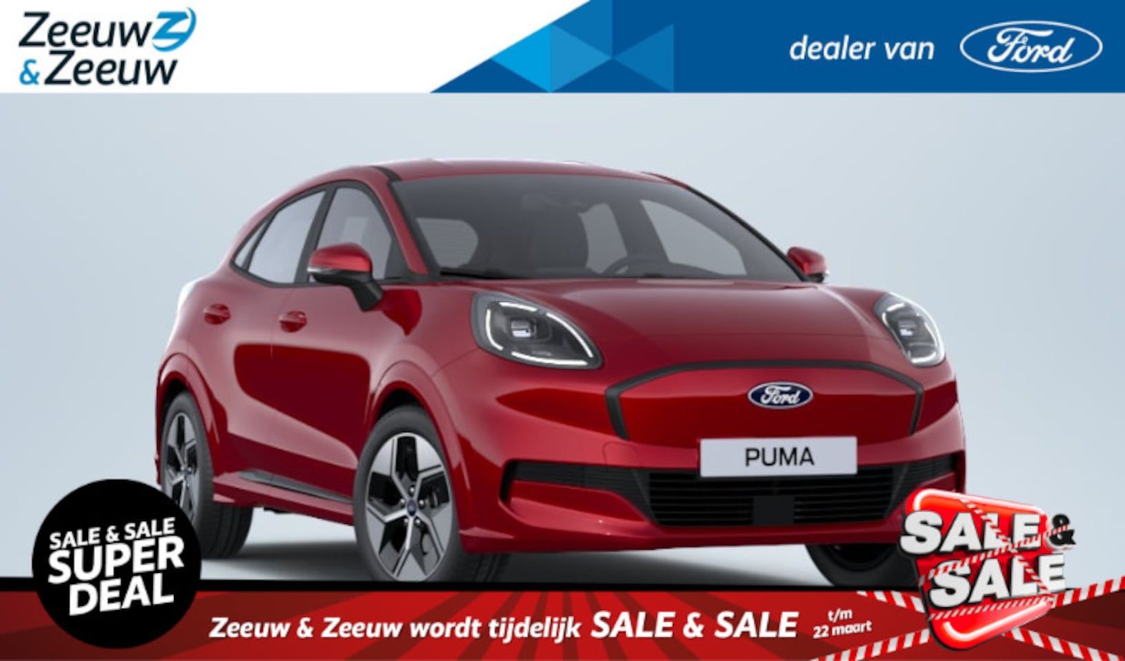 Ford Puma Gen-E - 44 kWh 168pk automaat | €1.000.- korting | Nieuw te bestellen - AutoWereld.nl