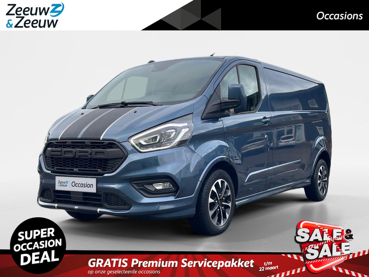 Ford Transit Custom - 320 2.0 TDCI L2H1 Sport | Dealer onderhouden | Automaat | Navigatie | Apple carplay & Andr - AutoWereld.nl