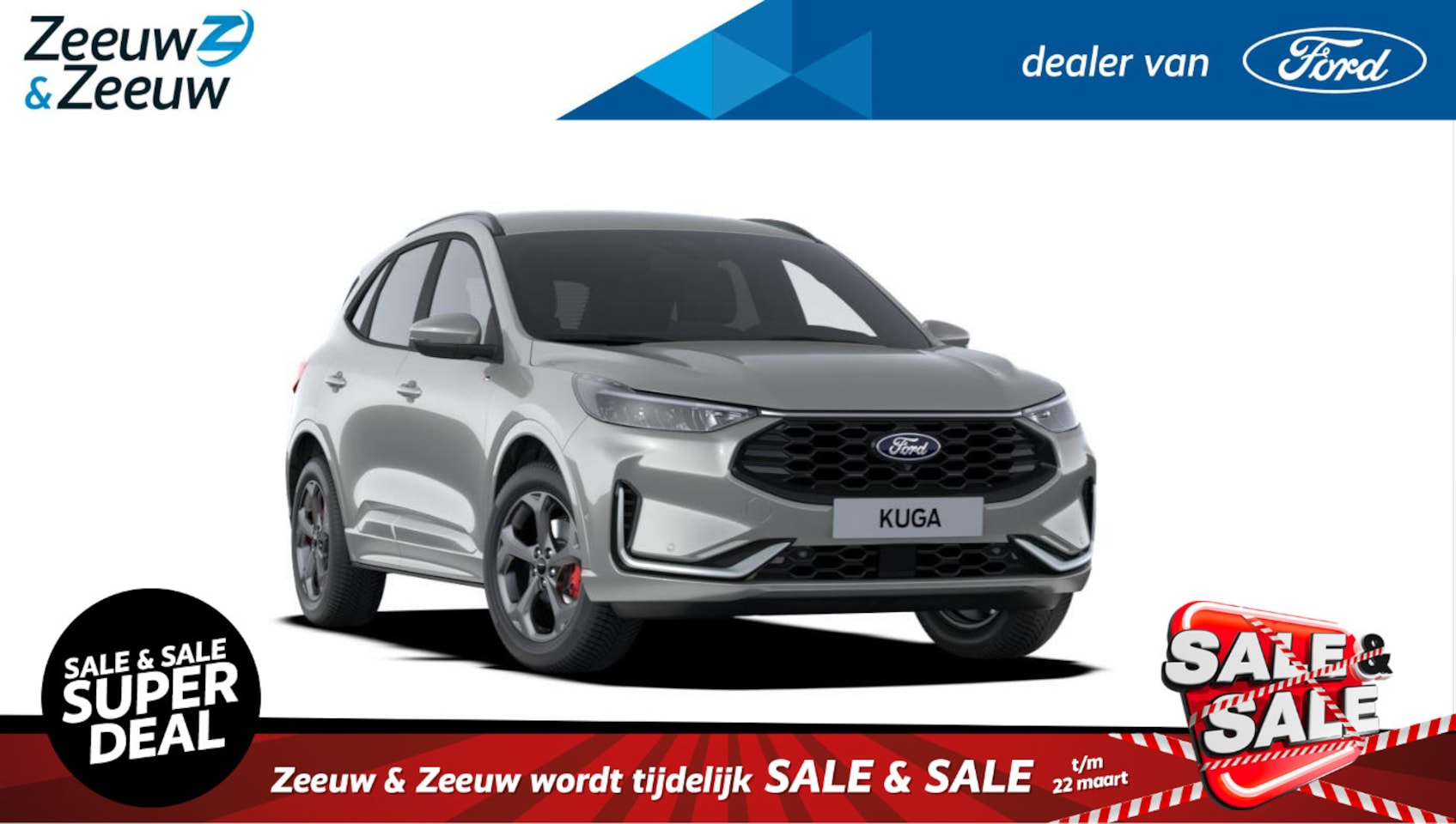 Ford Kuga - 2.5 PHEV ST-Line X 243pk | €4.000.- korting | 0,99% rente | Nieuw te bestellen | Premium f - AutoWereld.nl