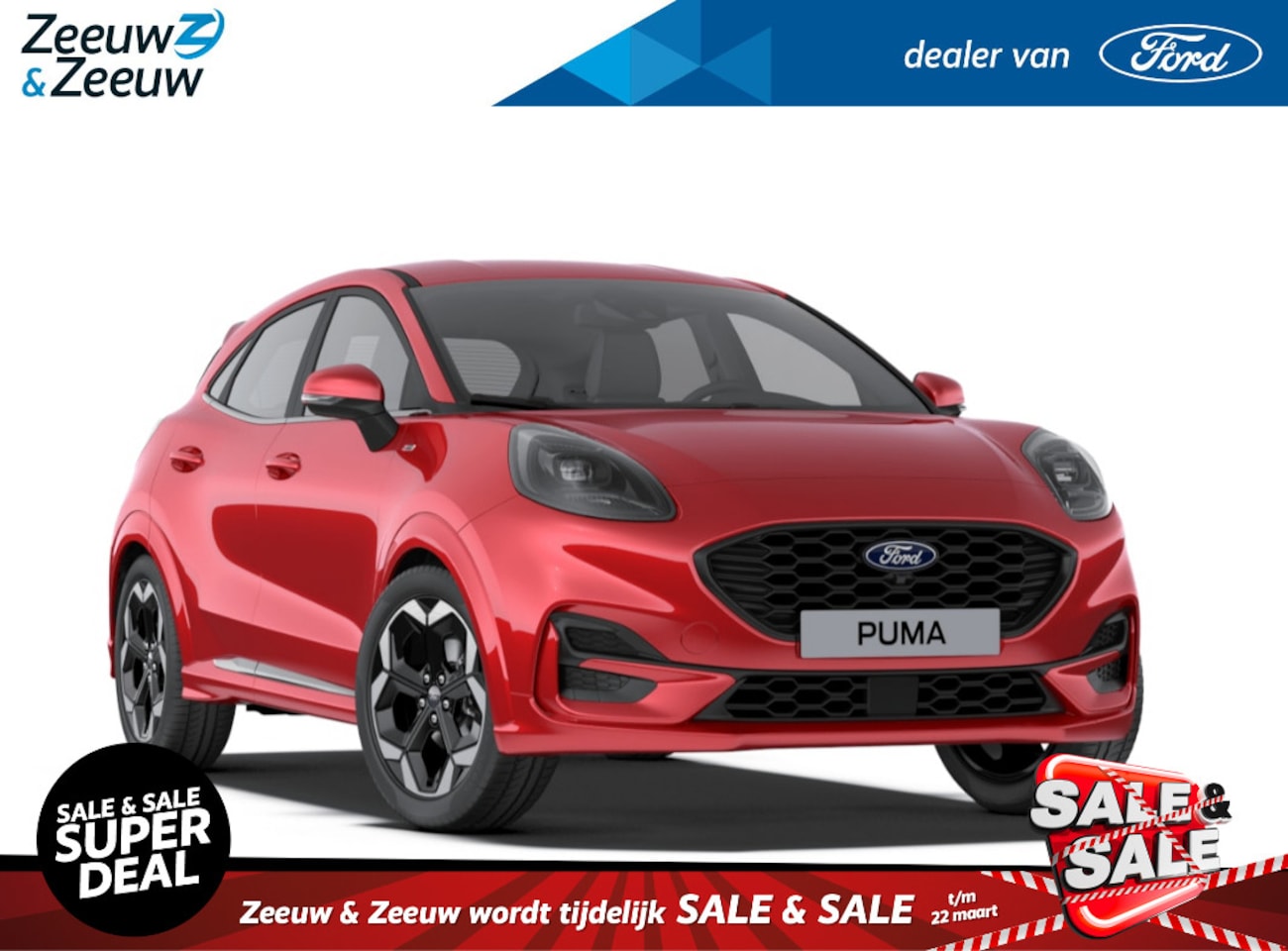 Ford Puma - 1.0 EcoBoost Hybrid ST-Line X 125pk automaat | €4.000.- korting | Nieuw te bestellen - AutoWereld.nl