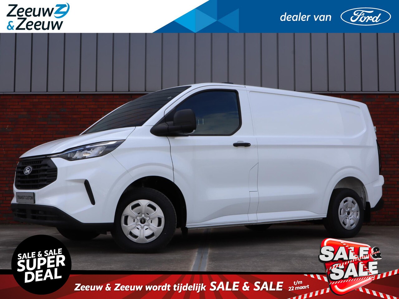 Ford Transit Custom - 280 2.0 TDCI L1H1 Trend | 1Week levertijd! | Trekhaak | led Laadruimteverlichting | Handma - AutoWereld.nl