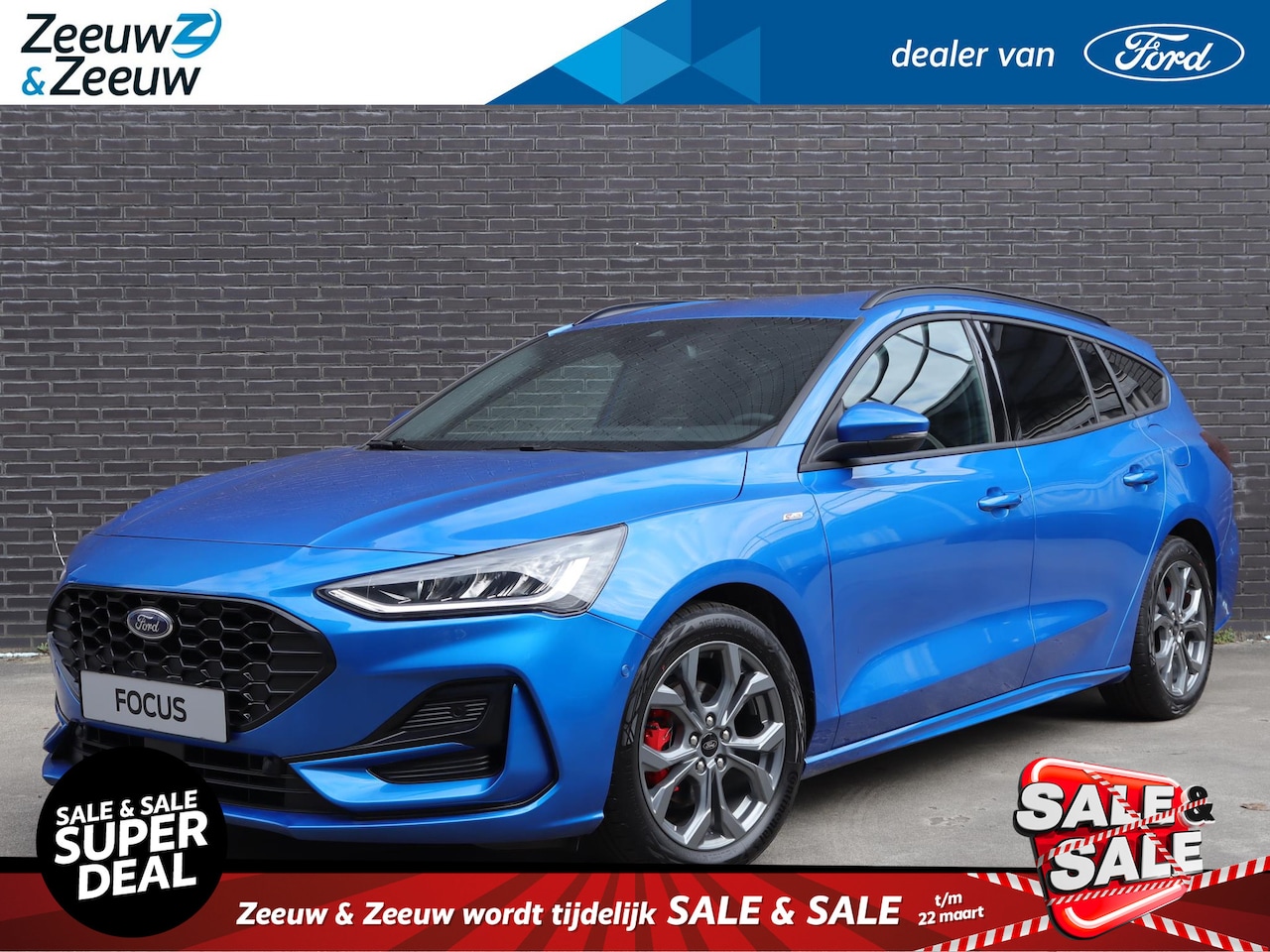 Ford Focus Wagon - 1.0 EcoBoost Hybrid ST Line X 125pk | €3.500.- korting | Stoel- stuur en voorruitverwarmin - AutoWereld.nl