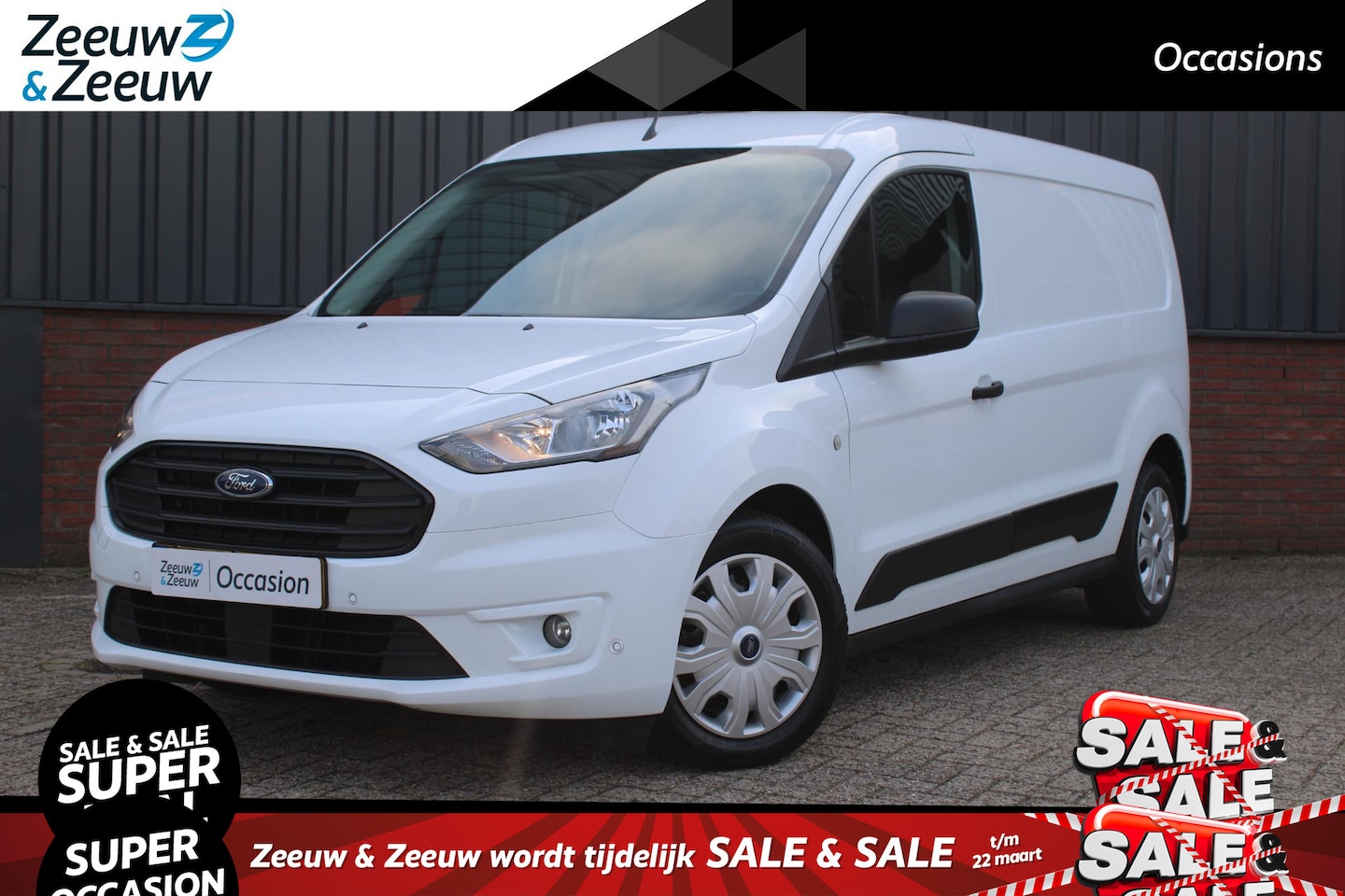 Ford Transit Connect - 1.5 EcoBlue L2 Trend |Nette auto|Dealer onderhouden|Navigatie|Parkeersensoren voor & achte - AutoWereld.nl