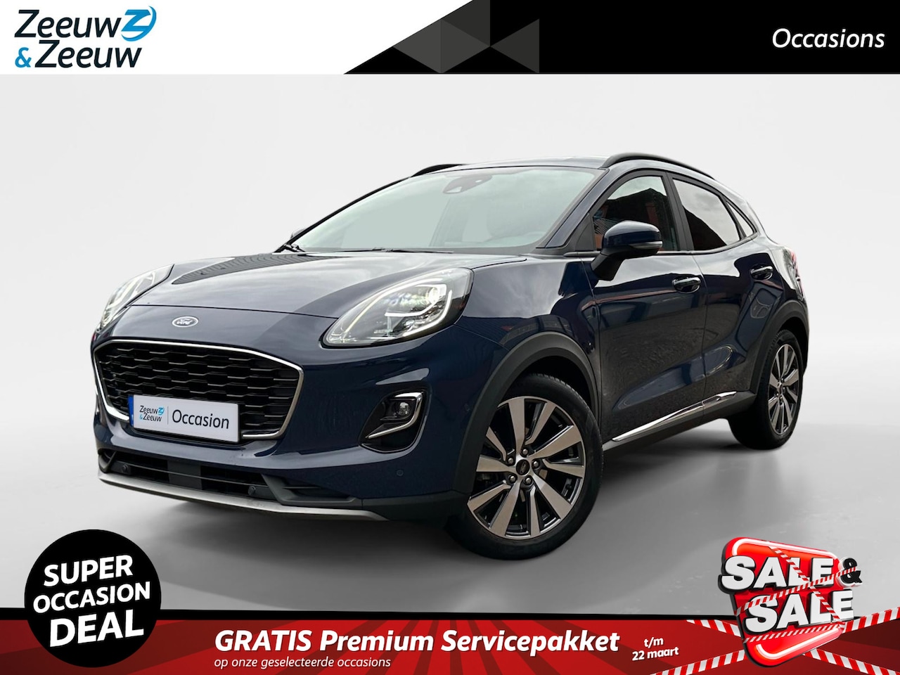 Ford Puma - 1.0 EcoBoost Hybrid Titanium X |Zeer compleet|Trekhaak|Winter Pack|Elektr. achterklep|Deal - AutoWereld.nl