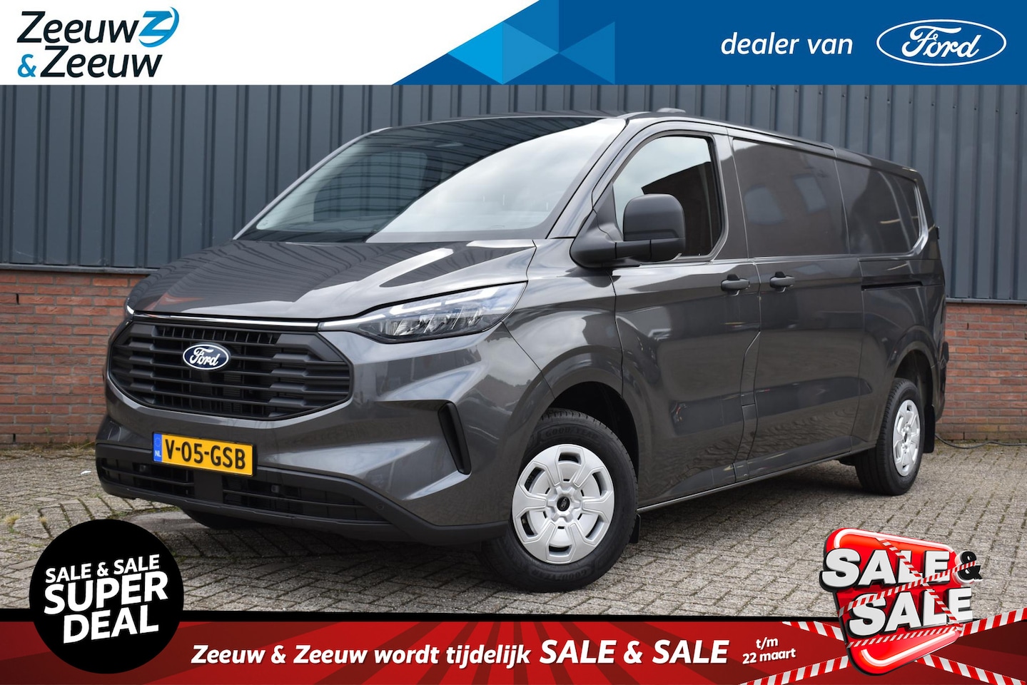 Ford Transit Custom - 320 2.0 TDCI AWD L2H1 Trend |Dubbele schuifdeur| Adaptieve cruise control| Drivers Assista - AutoWereld.nl