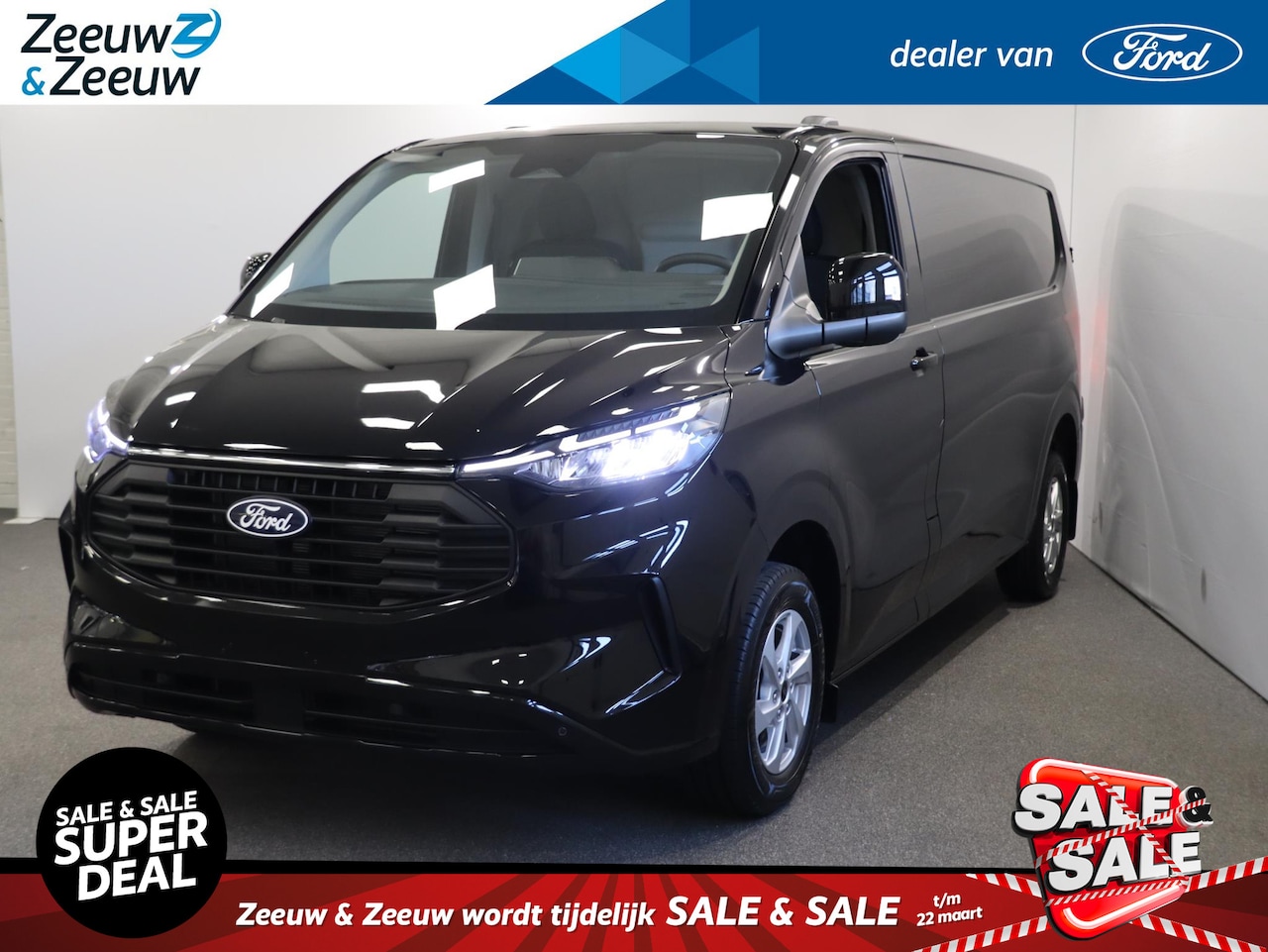 Ford Transit Custom - 300 2.0 L2H1 Limited Leveren uit VOORRAAD | Stoel/Voorruitverwarming | Navigatie | Airco | - AutoWereld.nl