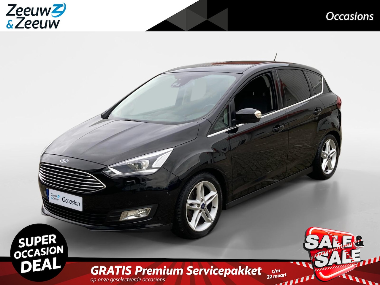 Ford C-Max - 1.5 Titanium | AUTOMAAT | Trekhaak | Stoel en stuurverwarming | Navigatie | - AutoWereld.nl