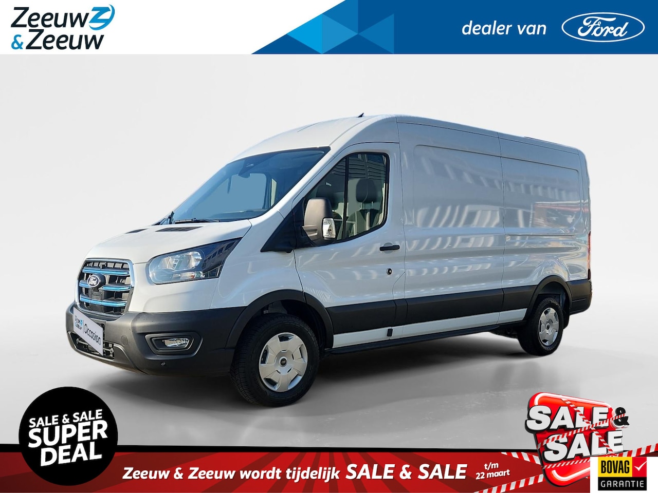 Ford E-Transit - 350 L3H2 Trend 68 kWh | NIEUW | TE BESTELLEN | 319 KM Actieradius| - AutoWereld.nl