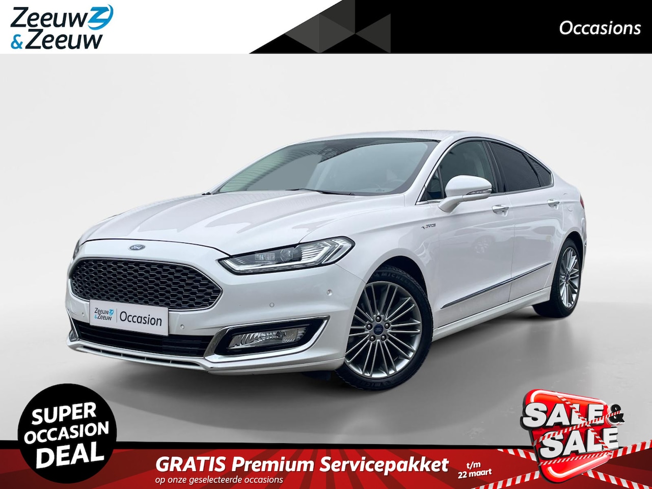 Ford Mondeo - 2.0 IVCT HEV Vignale | Schuifdak | Dodehoek Detectie | Voorstoelen met massagefunctie | St - AutoWereld.nl