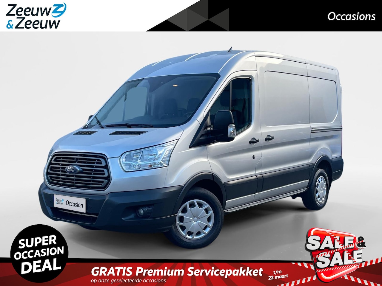 Ford Transit - 350 2.0 TDCI L2H2 Trend automaat | Trekhaak | Achteruitrijcamera | Dubbele schuifdeuren | - AutoWereld.nl