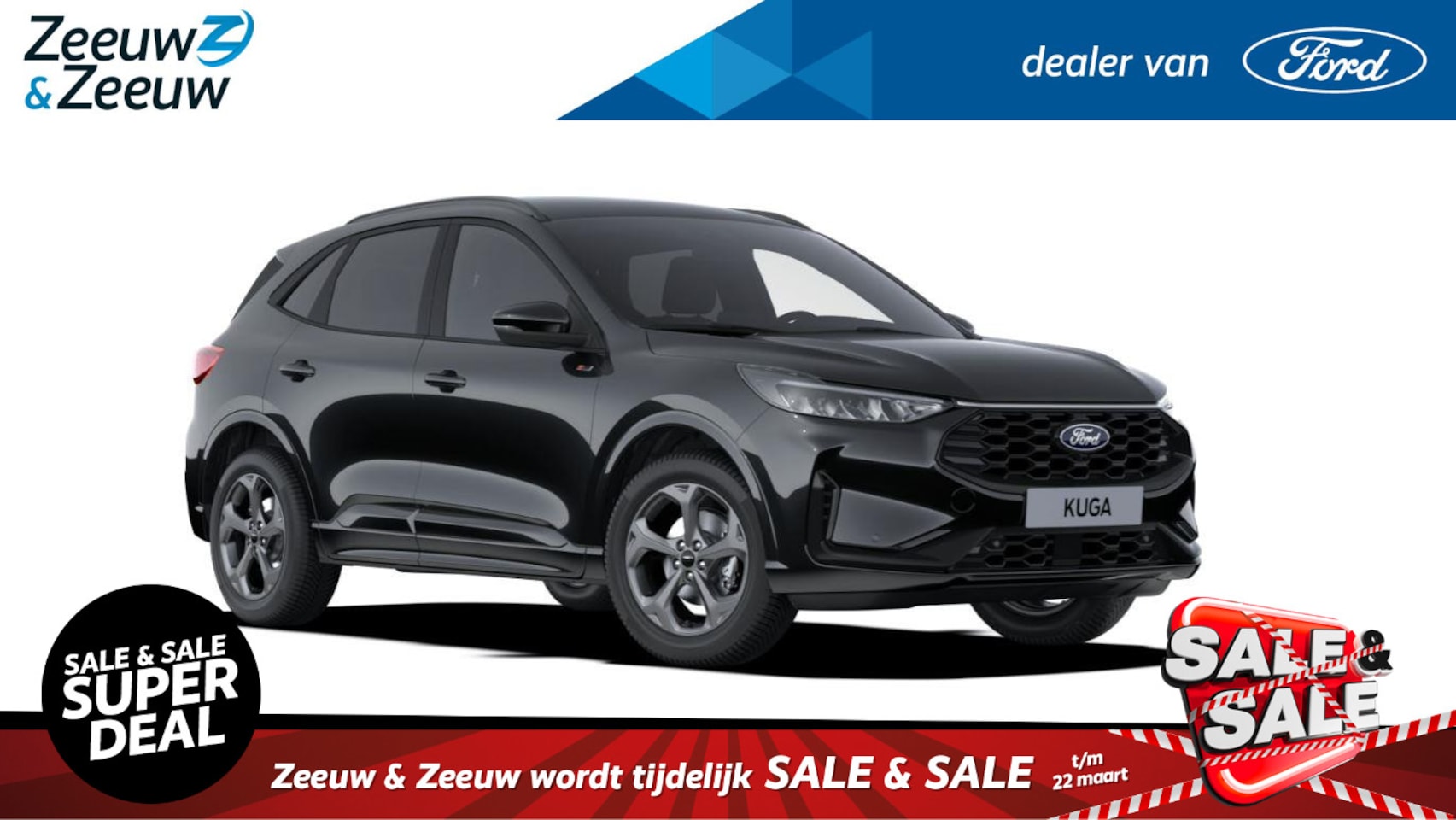 Ford Kuga - 2.5 PHEV ST-Line | Nieuw model 2024 | €4000,- korting | Nieuw te bestellen | Elektrische T - AutoWereld.nl