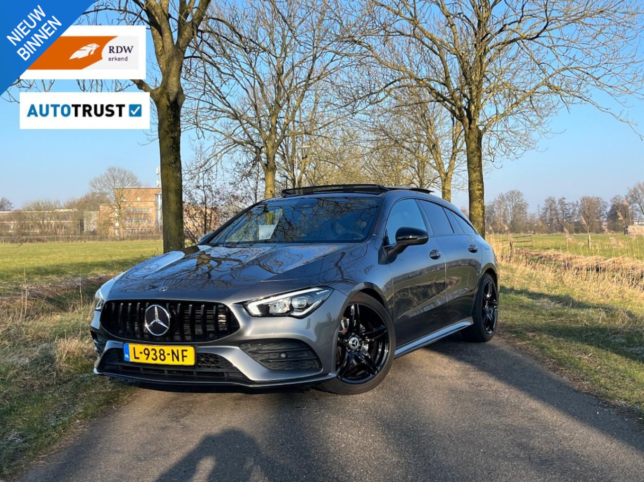 Mercedes-Benz CLA-klasse Shooting Brake - 180 Business Solution AMG | Pano | Cruise | Night-Pack | Navi | Dikke auto! - AutoWereld.nl