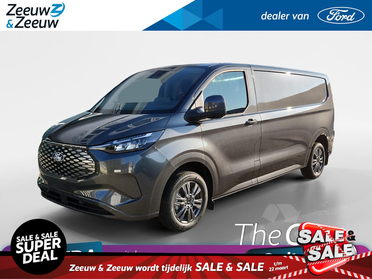 Ford Transit Custom - E-Transit 340 L2H1 Limited 65 kWh 218 pk | TE BESTELLEN VOERTUIG | Apple Car Play | Winter - AutoWereld.nl