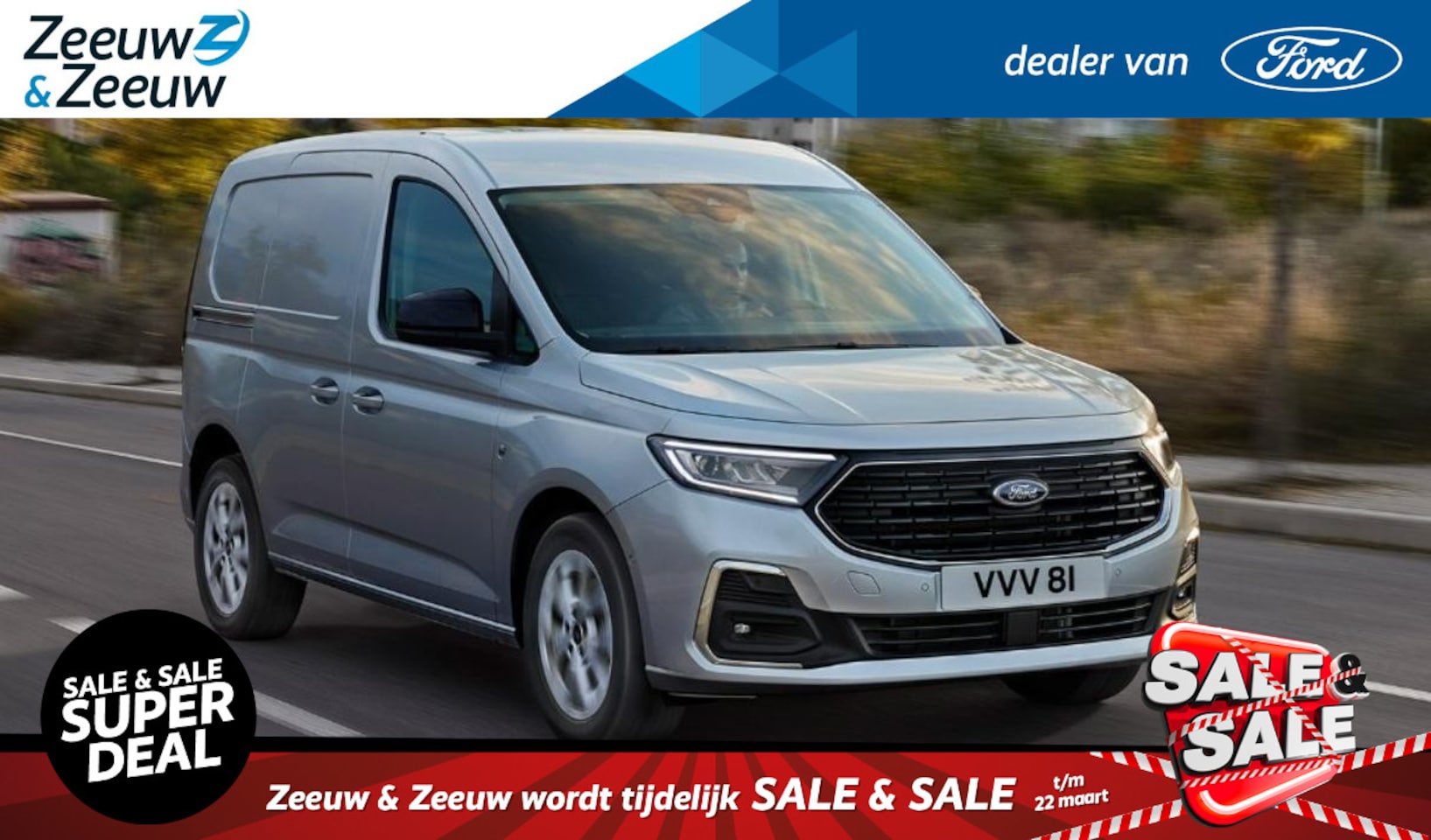 Ford Transit Connect - 1.5 EcoBoost PHEV L2 Limited | 17" LM Velgen | Achteruitrijcamera | BLIS | Navigatiesystee - AutoWereld.nl