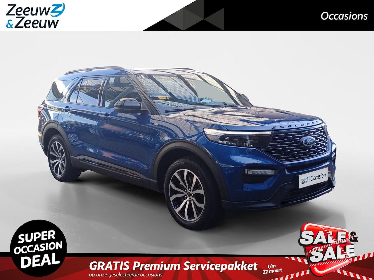 Ford Explorer - 3.0 V6 EcoBoost PHEV ST-Line | Panoramadak | 7-persoons | Full Option | NL-auto | Trekhaak - AutoWereld.nl