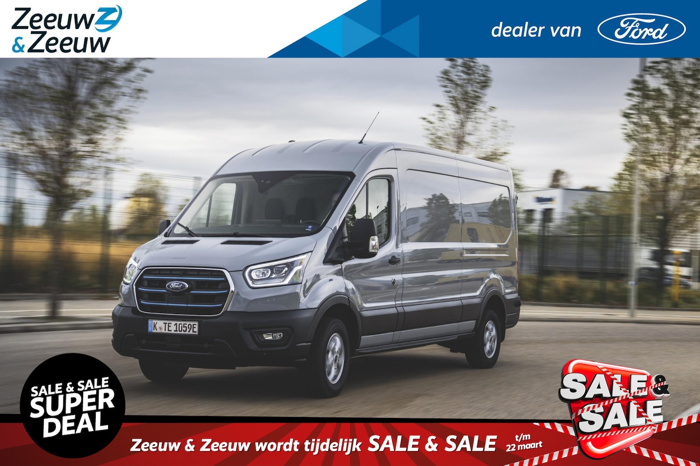 Ford E-Transit - 350 L3H2 Trend 89 kWh Long Range | Tot 402 km | 22 kW AC laden | Te bestellen voertuig | P - AutoWereld.nl