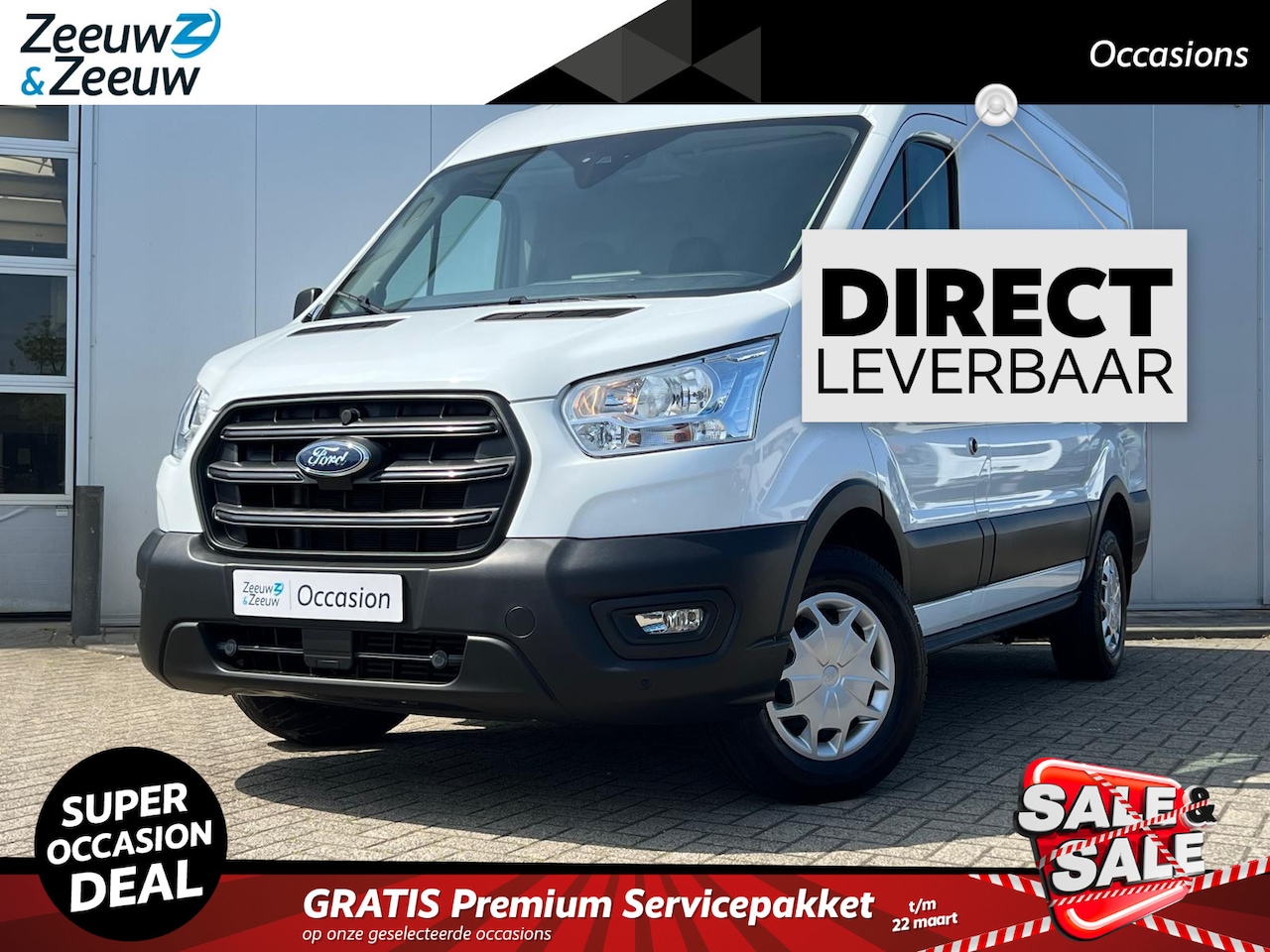 Ford Transit - 350 2.0 TDCI L2H2 Trend 130 pk FWD | Voorruitverwarming | Parkeersensoren | Navigatie | Fa - AutoWereld.nl