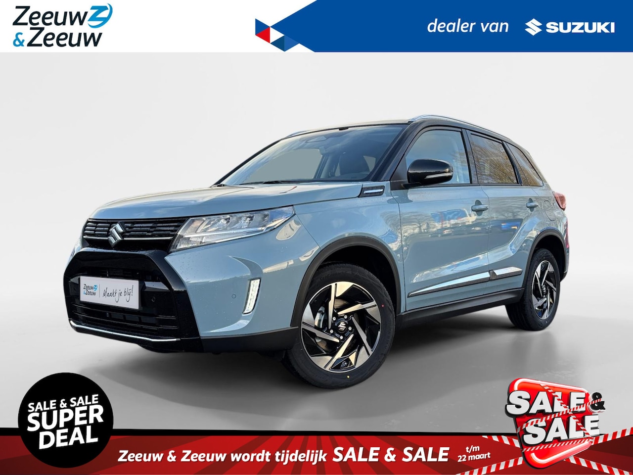 Suzuki Vitara - 1.5 Hybrid Style 115pk automaat | Nieuw te bestellen | €1.500.- korting | 17inch lichtmeta - AutoWereld.nl