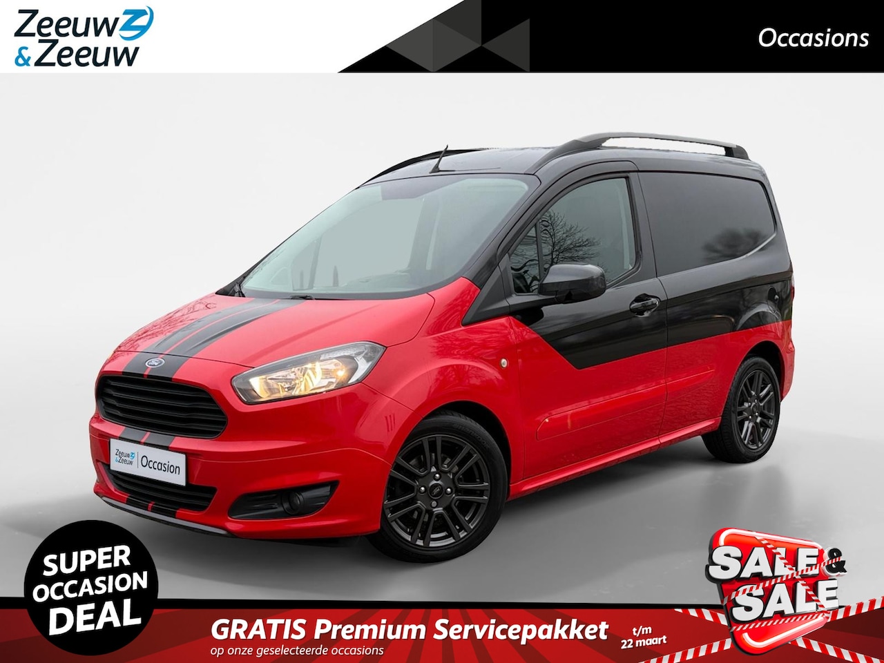 Ford Transit Courier - 1.5 TDCI Sport Wrapp | Navigatie | Camera | Climate Control | - AutoWereld.nl